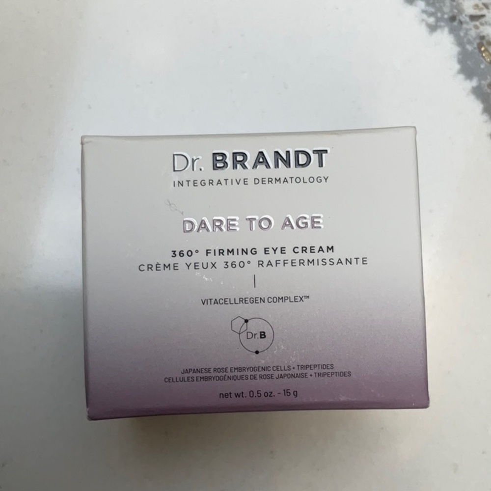 Dr. Brandt White and Purple Eye Cream Skincare New in box